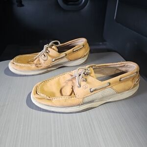 SPERRY Top Sider Big Boys Size 7M Dress Slip On Boat Shoes Good‎ PreOwned